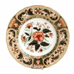 Royal Crown Derby 1st Quality Accent Salad Plate Pink Camellias