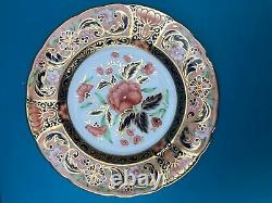 Royal Crown Derby 1st Quality Accent Salad Plate Pink Camellias