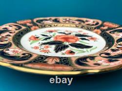 Royal Crown Derby 1st Quality Accent Salad Plate Pink Camellias