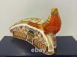 Royal Crown Derby 1st Quality Golden Pheasant Paperweight