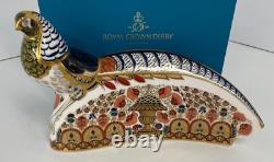 Royal Crown Derby 1st Quality Lady Amherst Pheasant Paperweight