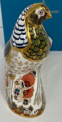 Royal Crown Derby 1st Quality Lady Amherst Pheasant Paperweight