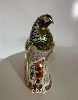 Royal Crown Derby 1st Quality Lady Amherst Pheasant Paperweight