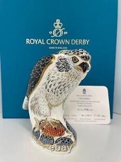Royal Crown Derby 1st Quality Limited Edition Osprey Bird Paperweight
