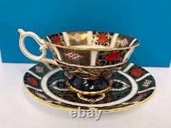 Royal Crown Derby 1st Quality Old Imari 1128 Elizabeth Tea Cup & Saucer