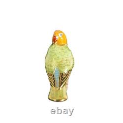 Royal Crown Derby 1st Quality Pair of Lovebird Paperweights
