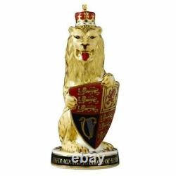 Royal Crown Derby 1st Quality Queens Beast Lion of England Paperweight
