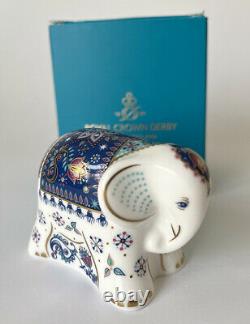 Royal Crown Derby 2020'Sitara' Baby Elephant 1st Quality Paperweight Boxed