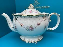 Royal Crown Derby 2nd Quality Antoinette Medium Teapot