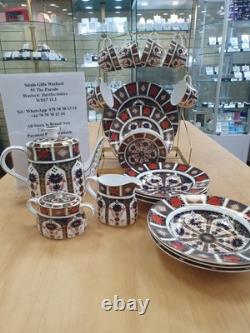 Royal Crown Derby 2nd Quality Old Imari 33 PIECE DINNER SET. BRAND NEW