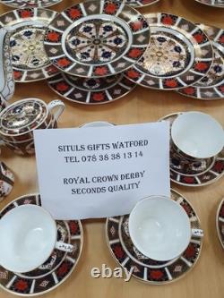 Royal Crown Derby 2nd Quality Old Imari 33 PIECE DINNER SET. BRAND NEW