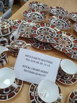 Royal Crown Derby 2nd Quality Old Imari 33 PIECE DINNER SET. BRAND NEW