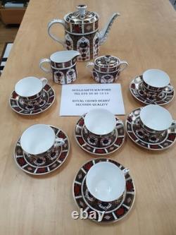 Royal Crown Derby 2nd Quality Old Imari 33 PIECE DINNER SET. BRAND NEW