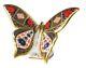 Royal Crown Derby 2nd Quality Old Imari Gold Band Butterfly Paperweight