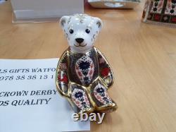 Royal Crown Derby 2nd Quality Old Imari SGB Bear Retail £348 (one bear)