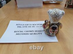 Royal Crown Derby 2nd Quality Old Imari SGB Bear Retail £348 (one bear)