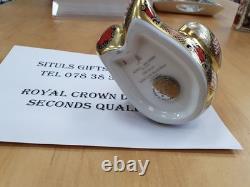 Royal Crown Derby 2nd Quality Old Imari SGB Bear Retail £348 (one bear)
