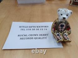 Royal Crown Derby 2nd Quality Old Imari SGB Bear Retail £348 (one bear)