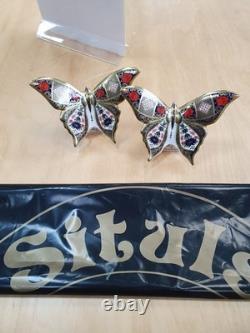 Royal Crown Derby 2nd Quality Old Imari SGB Pair of Butterflies