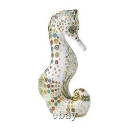 Royal Crown Derby 6 1/4 SEAHORSE SPOT Paperweight