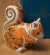Royal Crown Derby Autumn Squirrel Paperweight 1st Quality Gold Stopper Boxed