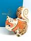 Royal Crown Derby Autumn Squirrel Paperweight 1st Quality Gold Stopper Boxed