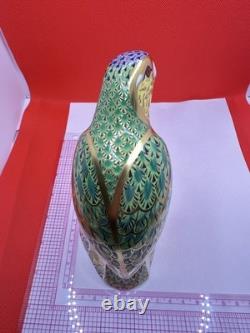 Royal Crown Derby Amazon Green Parrot 2005. Limited Edition 1494 0f 2500