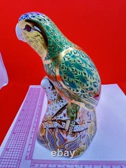 Royal Crown Derby Amazon Green Parrot 2005. Limited Edition 1494 0f 2500