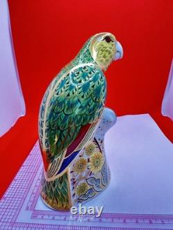 Royal Crown Derby Amazon Green Parrot 2005. Limited Edition 1494 0f 2500
