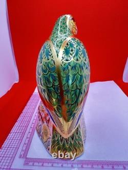 Royal Crown Derby Amazon Green Parrot 2005. Limited Edition 1494 0f 2500