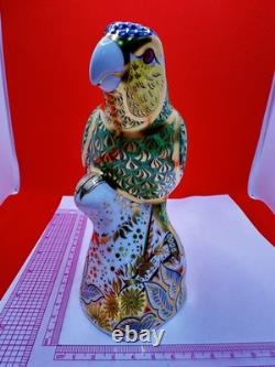 Royal Crown Derby Amazon Green Parrot 2005. Limited Edition 1494 0f 2500