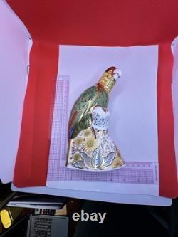 Royal Crown Derby Amazon Green Parrot 2005. Limited Edition 1494 0f 2500