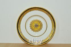 Royal Crown Derby Amber Palace Coffee / Demitasse Cup & Saucer (#76)