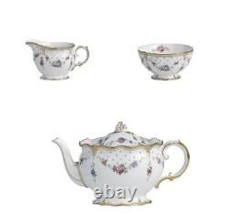 Royal Crown Derby Antoinette 3pc Tea Set (1)