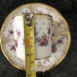 Royal Crown Derby Antoinette Coffee Can Cup & Saucer VGC