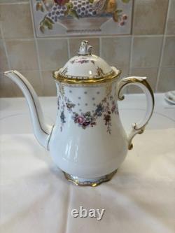 Royal Crown Derby Antoinette Coffee Pot