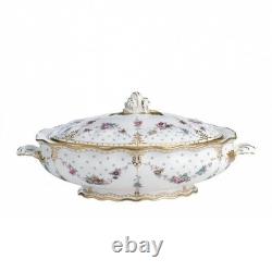 Royal Crown Derby Antoinette Covered Vegetable Dish Cover Only