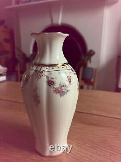 Royal Crown Derby Antoinette Jasmine Vase, boxed, brand new and mint condition