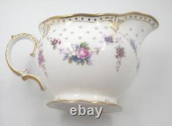 Royal Crown Derby Antoinette Lidded Sugar Bowl And Milk Jug 1st Qty Set Unused