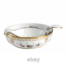 Royal Crown Derby Antoinette Tea Strainer & Drip Bowl (G/Boxed)