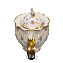 Royal Crown Derby Antoinette Teapot 2nd Quality / Small