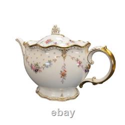 Royal Crown Derby Antoinette Teapot 2nd Quality / Small