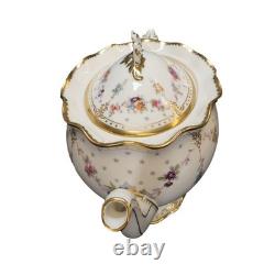Royal Crown Derby Antoinette Teapot 2nd Quality / Small