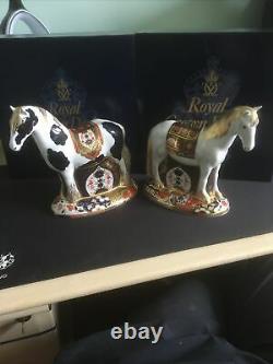 Royal Crown Derby Appleby Stallion And Mare