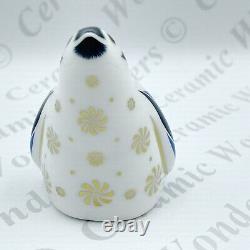 Royal Crown Derby Aurora Mother Penguin And Snowflake Chick Penguin Paperweights