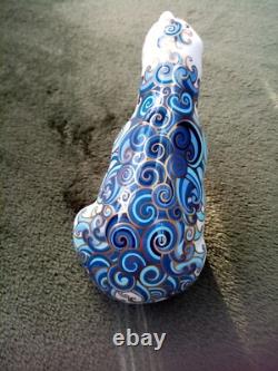 Royal Crown Derby Aurora Polar Bear With Gold Stopper And Original Box
