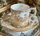 Royal Crown Derby Aves Gold Demitasse Coffee Cup & Saucer. Unused! Rrp £240