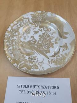 Royal Crown Derby Aves Gold SECONDS 2nd Quality 10 Dinner Plate QTY X 1