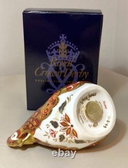 Royal Crown Derby BANTAM HEN Paperweight Limited Ed. Gold Stopper Boxed