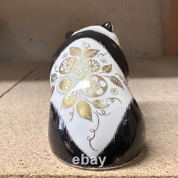 Royal Crown Derby Baby Panda Gold Stopper New Boxed Genuine